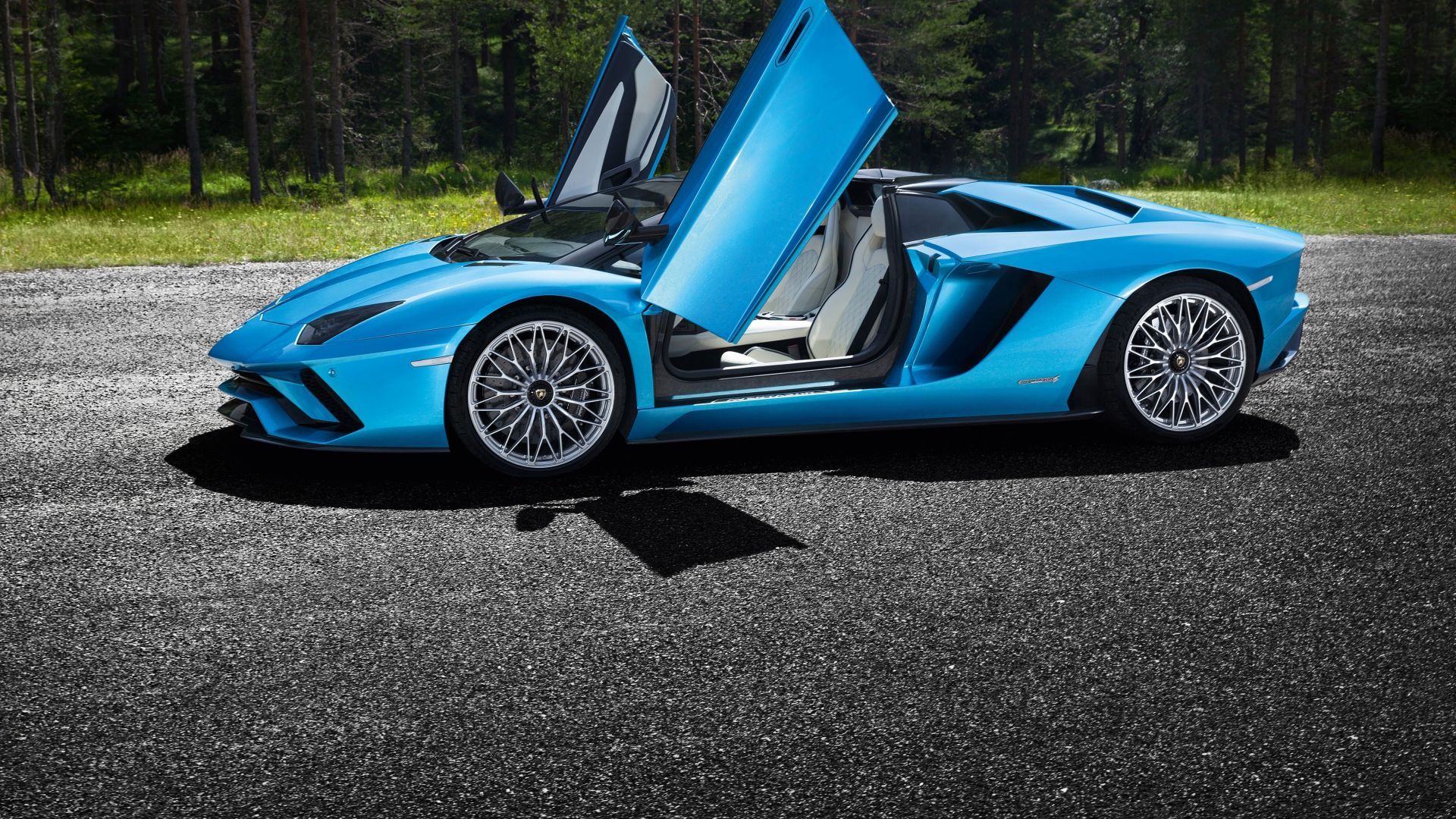 Desktop wallpaper open doors, lamborghini aventador s, HD image, picture, background, 793a00