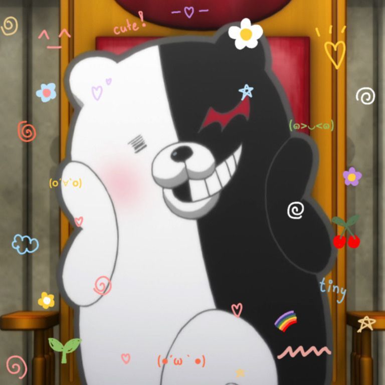 Monokuma Aesthetic Wallpapers - Wallpaper Cave