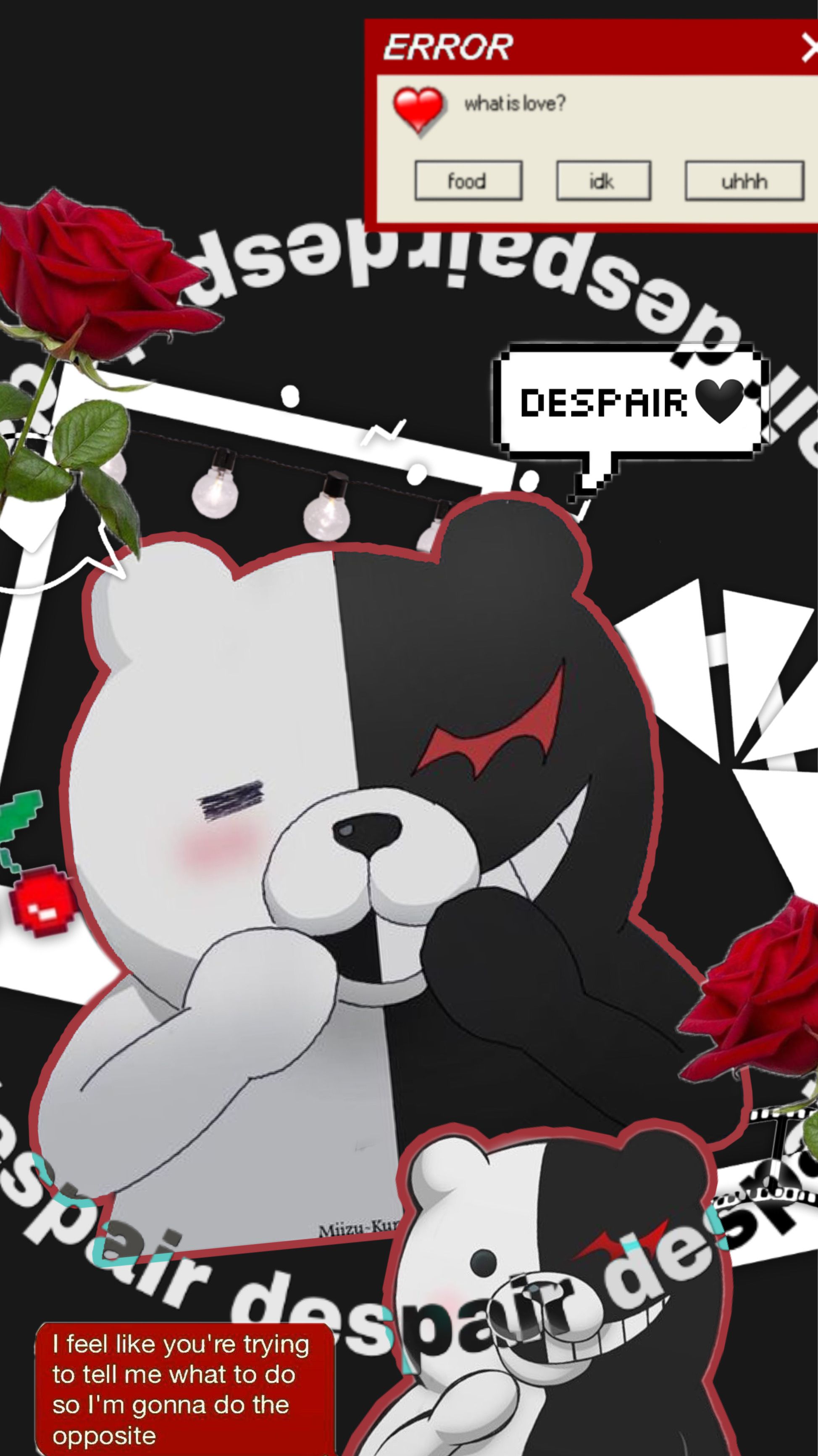 Monokuma Aesthetic Wallpapers - Wallpaper Cave