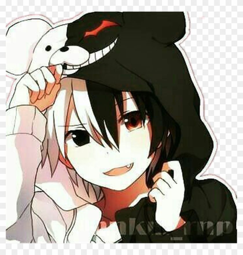 kawaii #anime #monokuma Human, HD Png Download