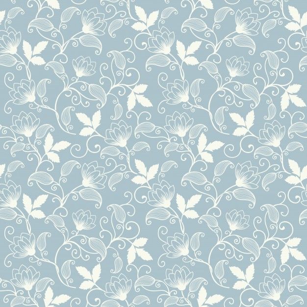 Free Vector. Vector flower seamless pattern background. elegant texture for background. classical luxury old fashioned floral ornament, seamless texture for wallpaper, textile, wrapping