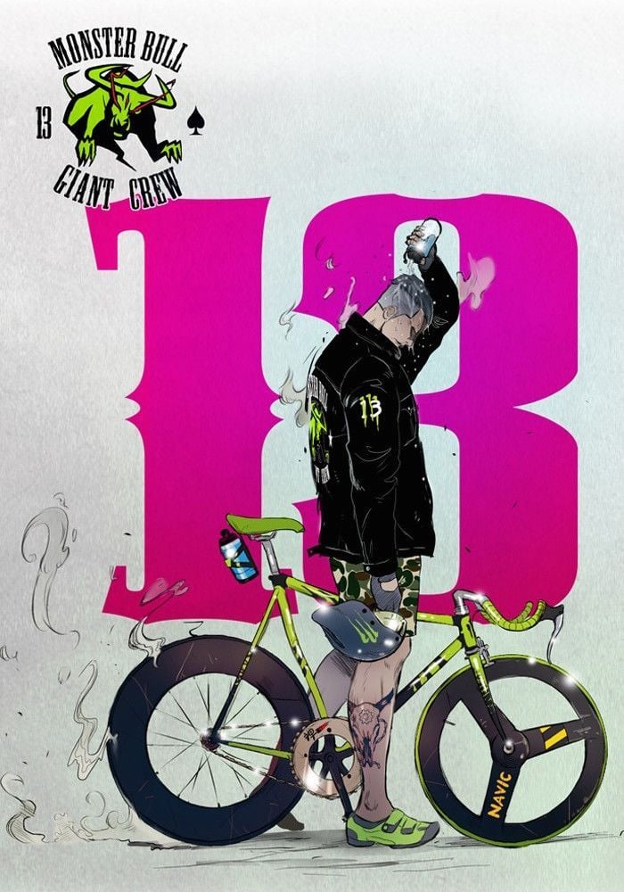 Wind Breaker ideas. webtoon, bicycle art, bike illustration