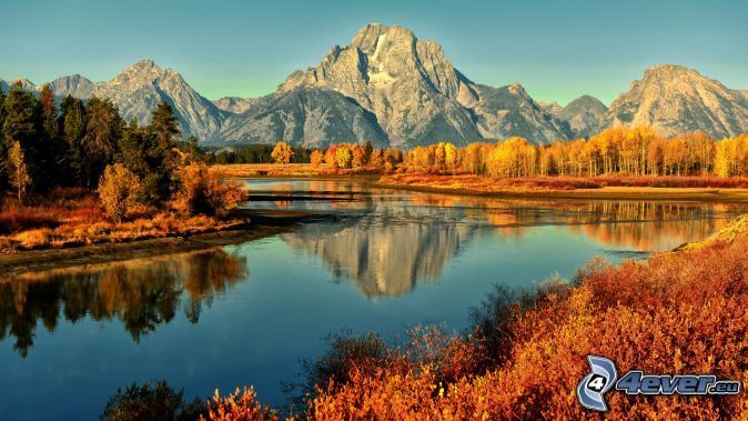 Grand Tetons National Park. Scenery wallpaper, Nature, Nature picture