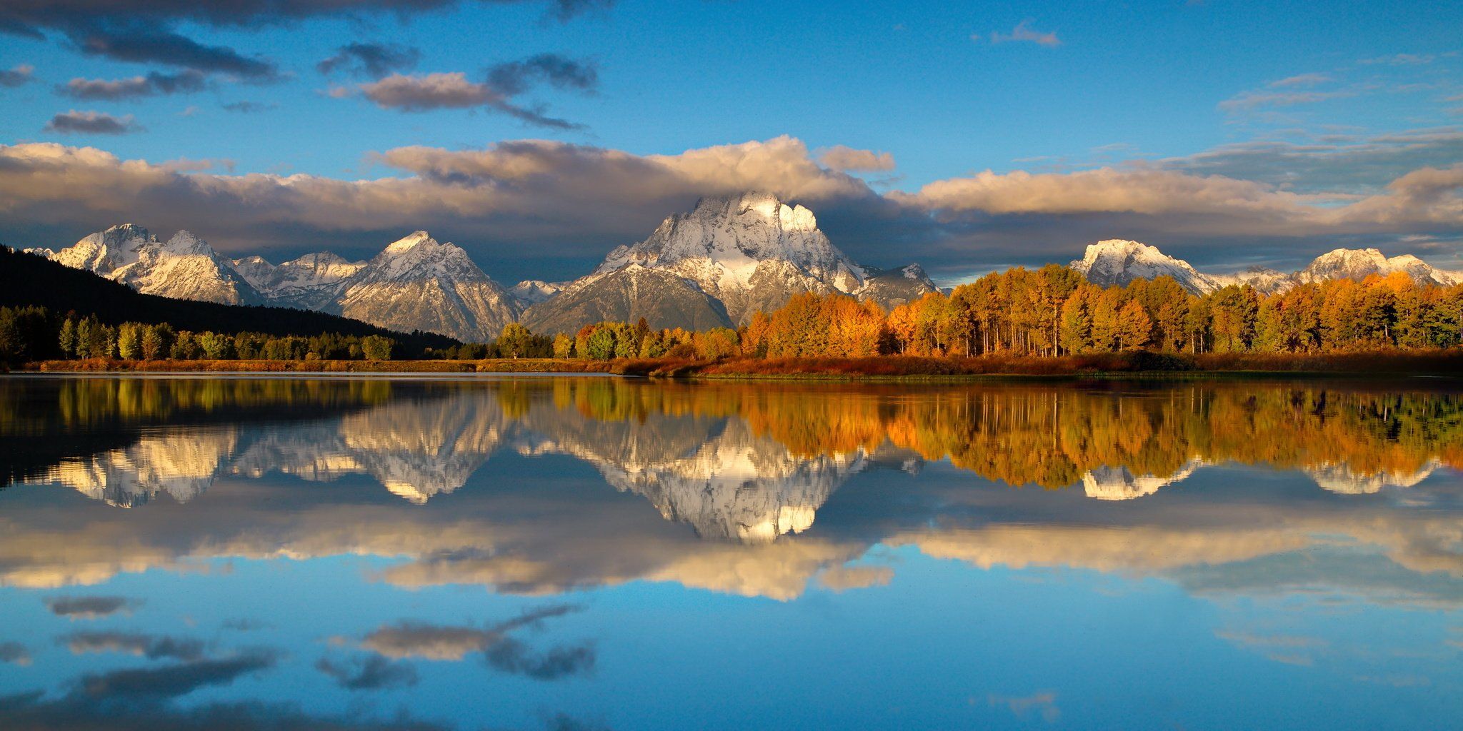 lake, Mountains, Reflection, Grand, Teton, National, Park, Autumn Wallpaper HD / Desktop and Mobile Background