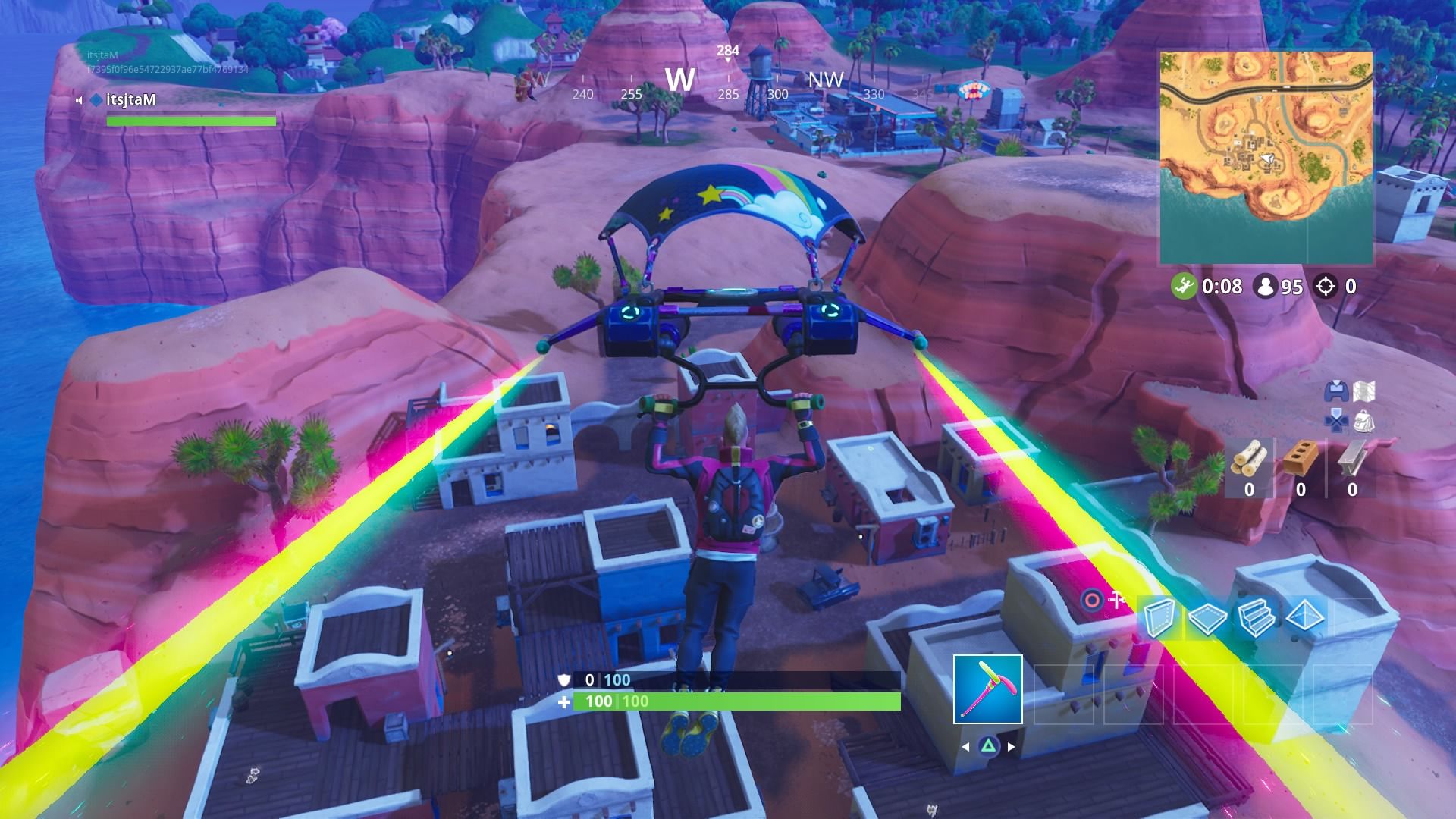 Fortnite Rainbow Glider HD Wallpaper 64403 1920x1080px