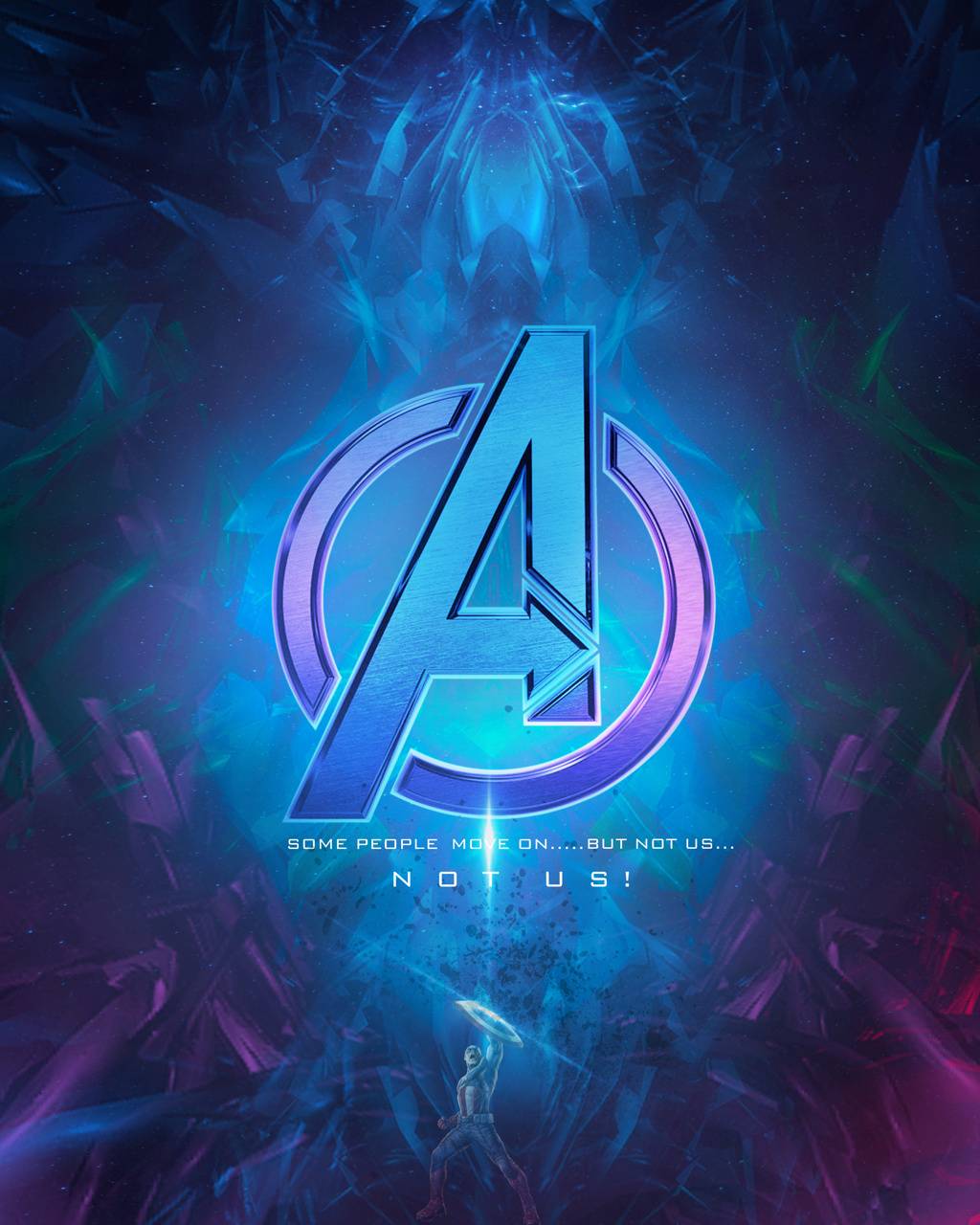 Avengers Neon Wallpaper