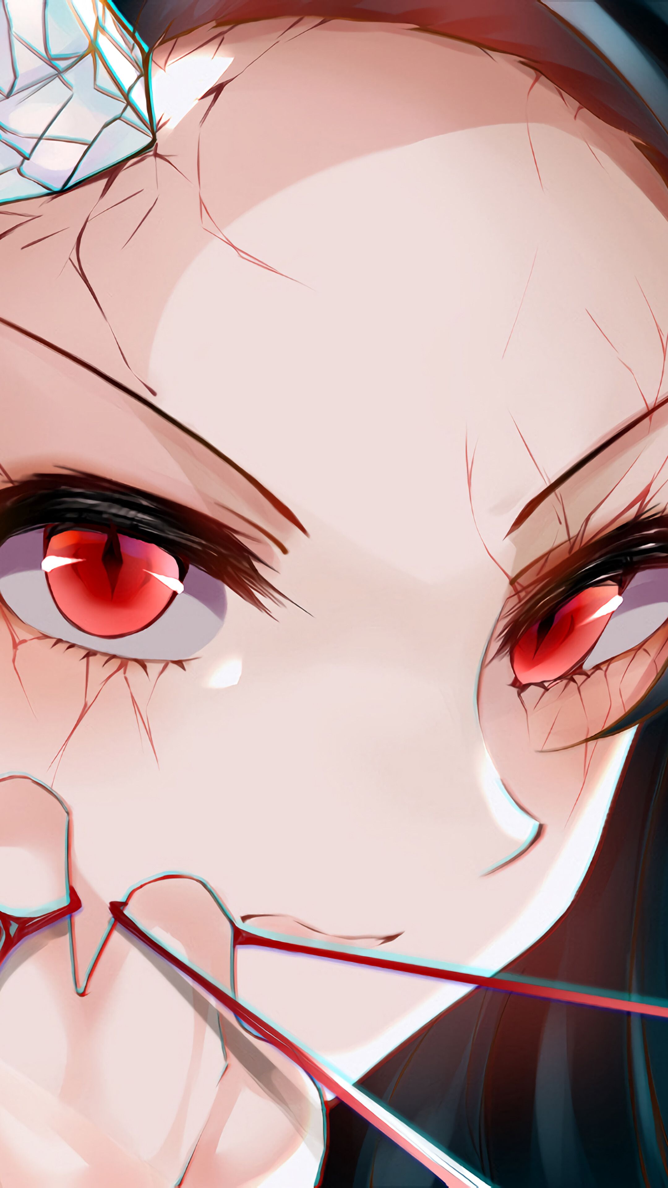 Nezuko, Blood Demon Art, Kimetsu no Yaiba, 4K phone HD Wallpaper, Image, Background, Photo and Picture. Mocah HD Wallpaper