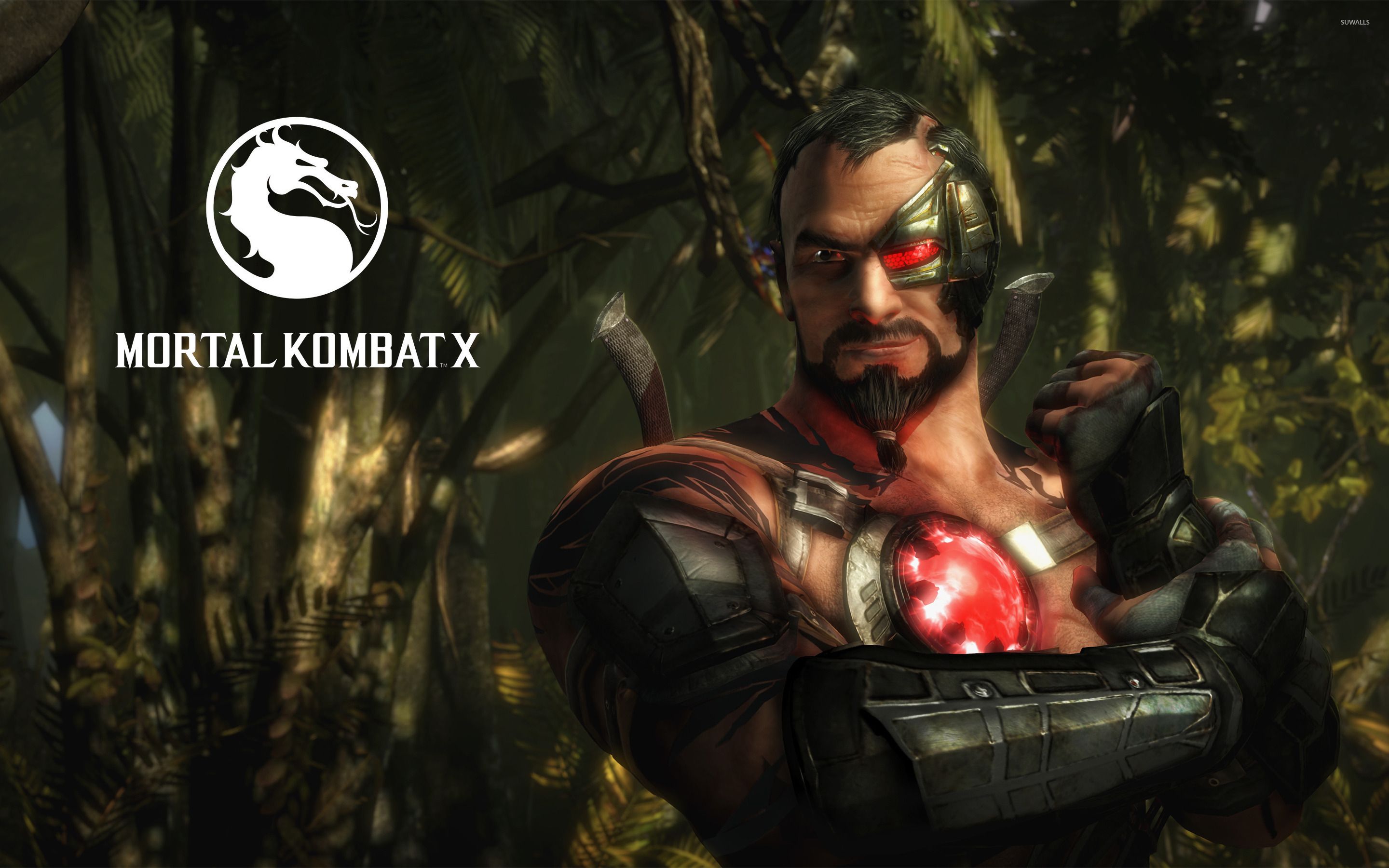Download Mortal Kombat's Kano unleashes his power in intense battle scene  Wallpaper