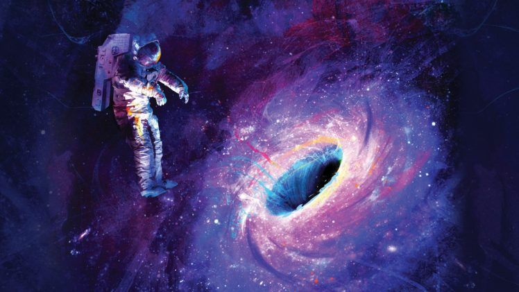 astronaut, Universe, Black holes HD Wallpaper / Desktop and Mobile Image & Photo
