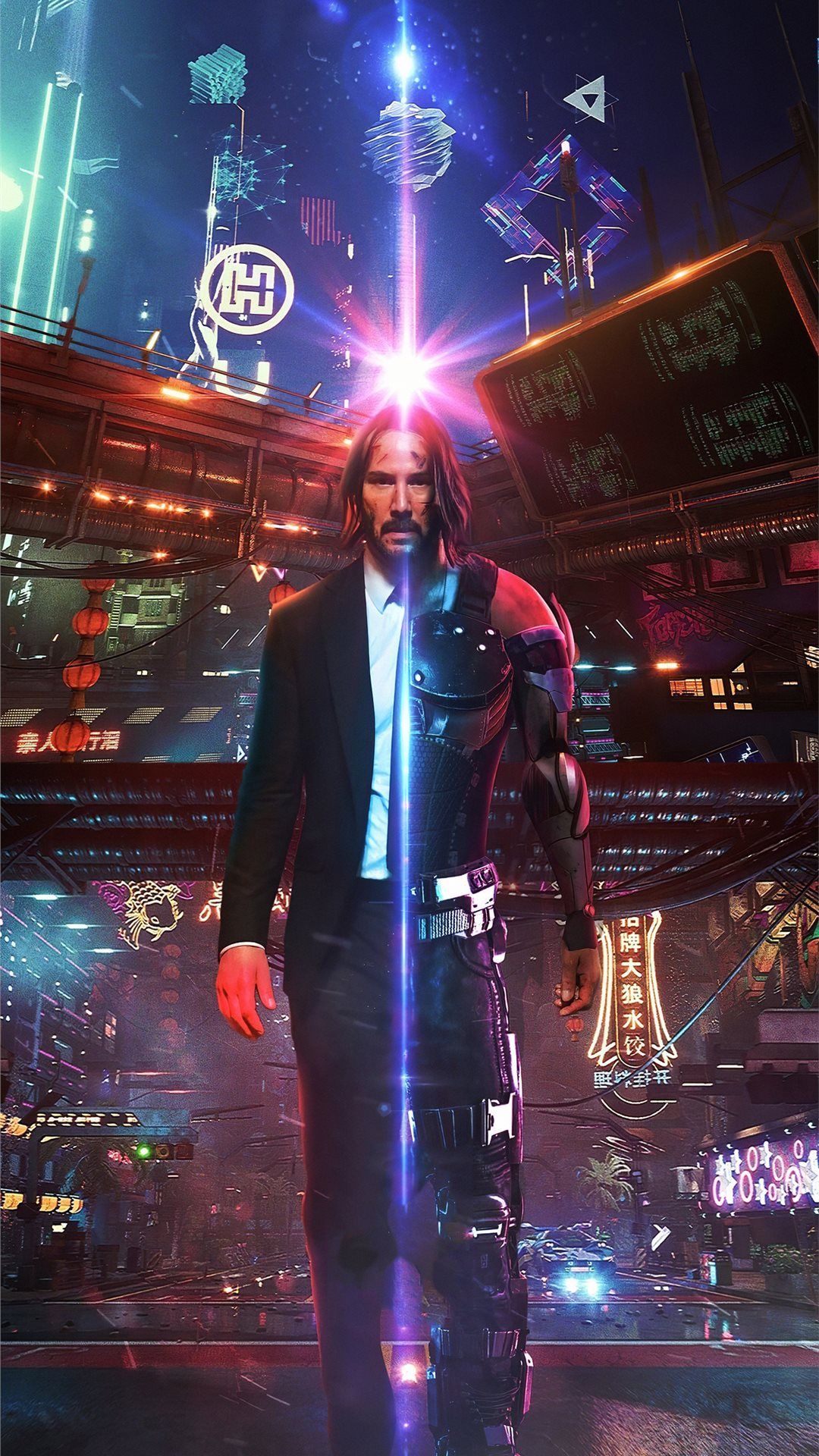 Best Cyberpunk 2077 iPhone 8 HD Wallpaper