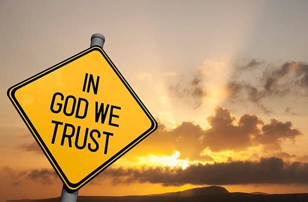 In God We Trust , Picture & Royalty Free Image