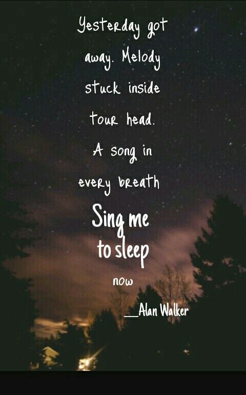 sing me to sleep Walker photo