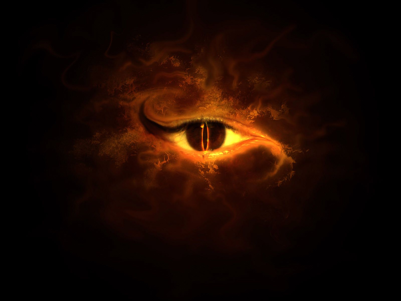Download desktop wallpaper Eye on fire