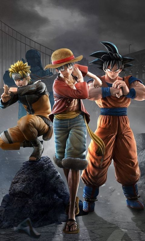 Luffy Y Goku Render