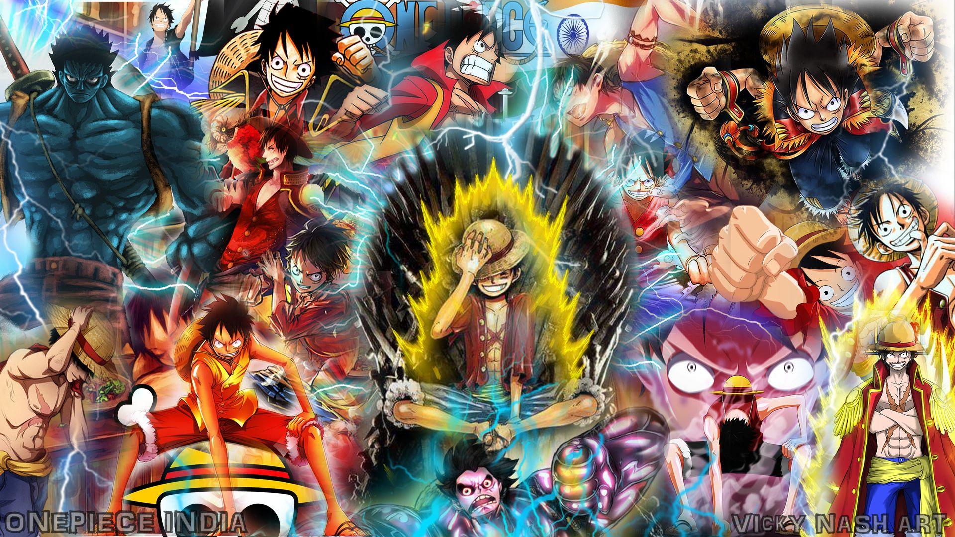 Goku Naruto Luffy Wallpapers  Wallpaper Cave