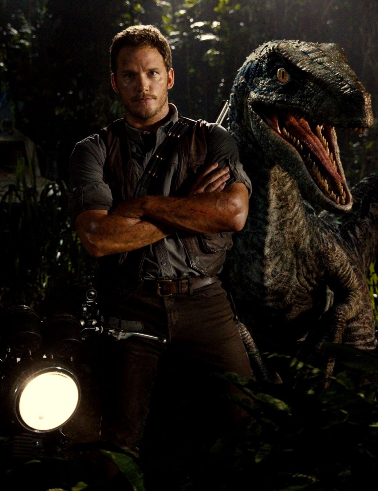 Jurassic World Chris Pratt E Blue Jurassic World
