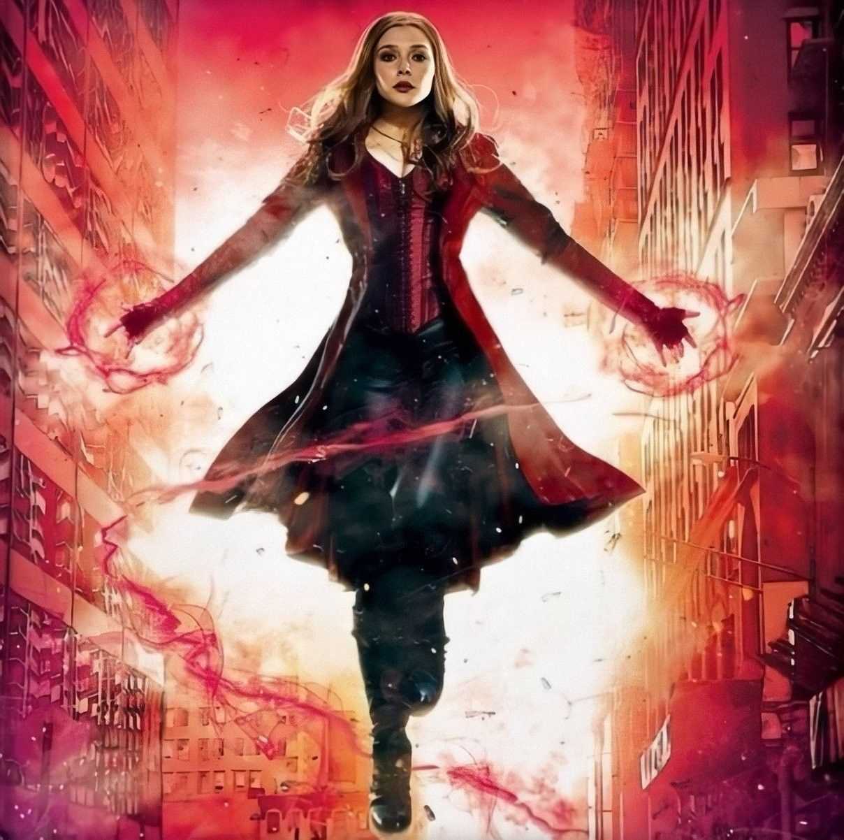 Scarlet Witch Background Free HD Wallpaper
