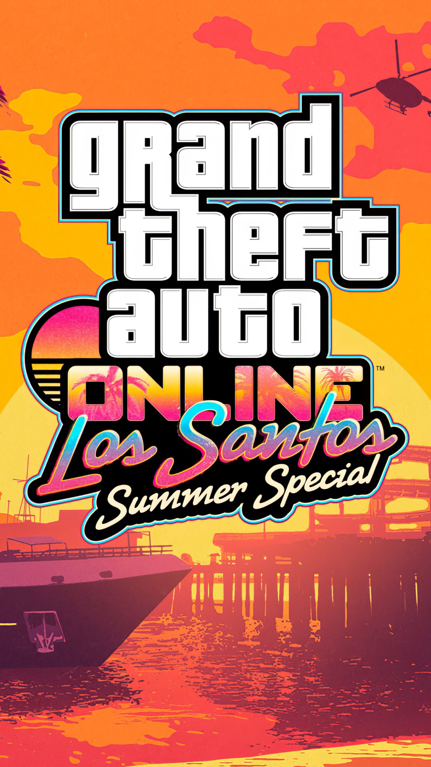 Wallpaper Los Santos Summer Special, GTA Online, poster, 4K, Games
