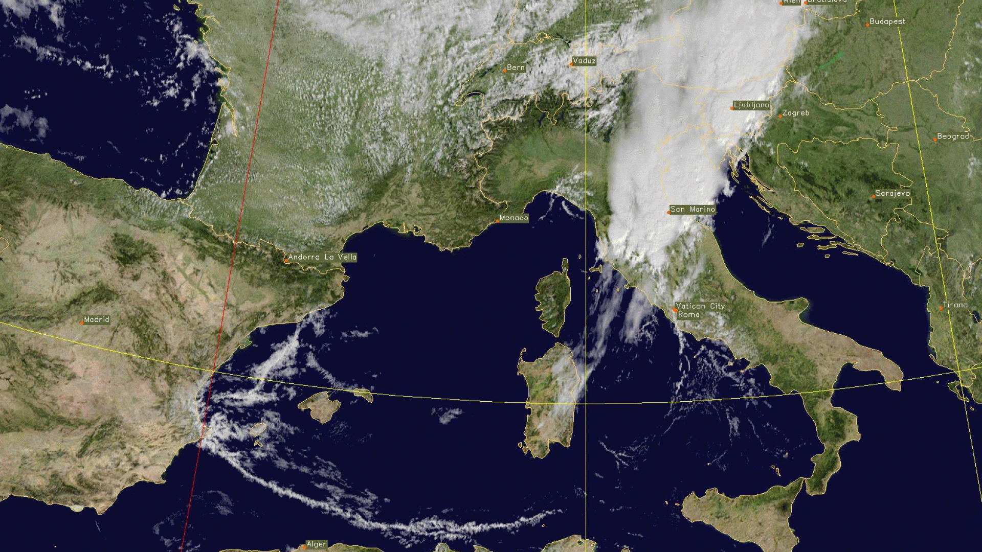 Italian heatwave ends with severe thunderstorms