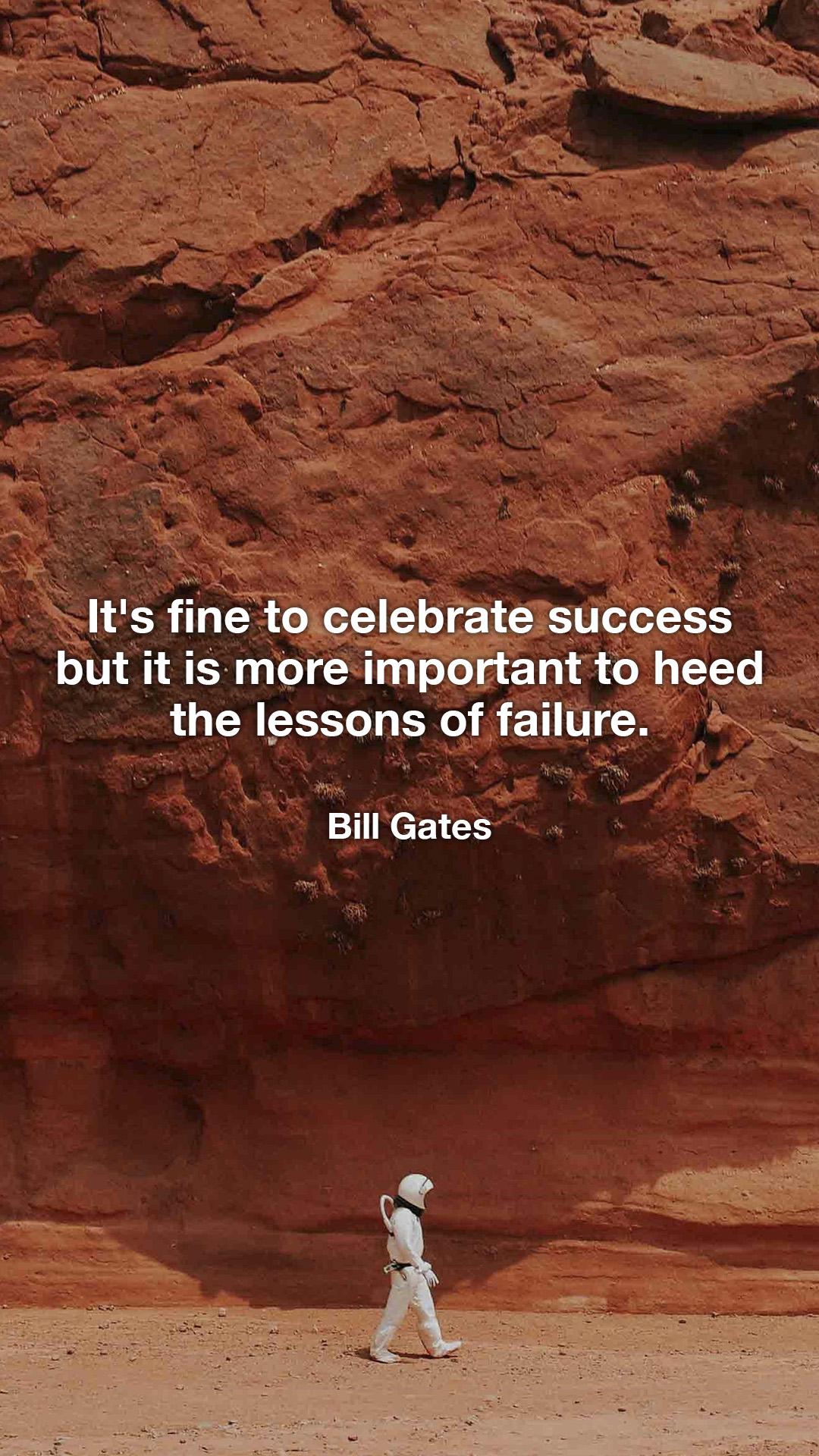 Inspirational quote wallpaper for phone Bill Gates: iWallpaper