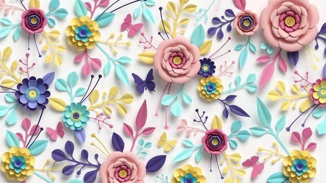 3D Floral Wallpapers - Wallpaper Cave