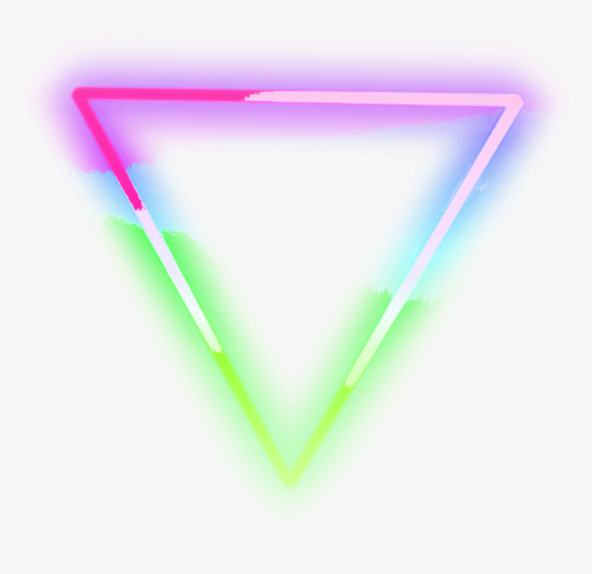 neon #triangle #pink #green #blue #lights #neonlights Neon Light Png, Transparent Png, Transparent Png Image