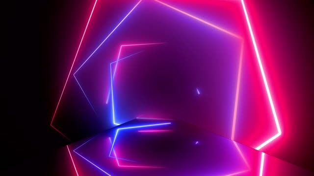 Colorful Triangle Neon Lights HD Wallpapers - Wallpaper Cave