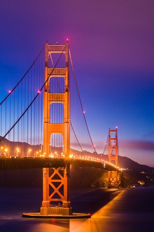 iPhone Wallpaper San Francisco, California, Usa, Golden Gate Bridge