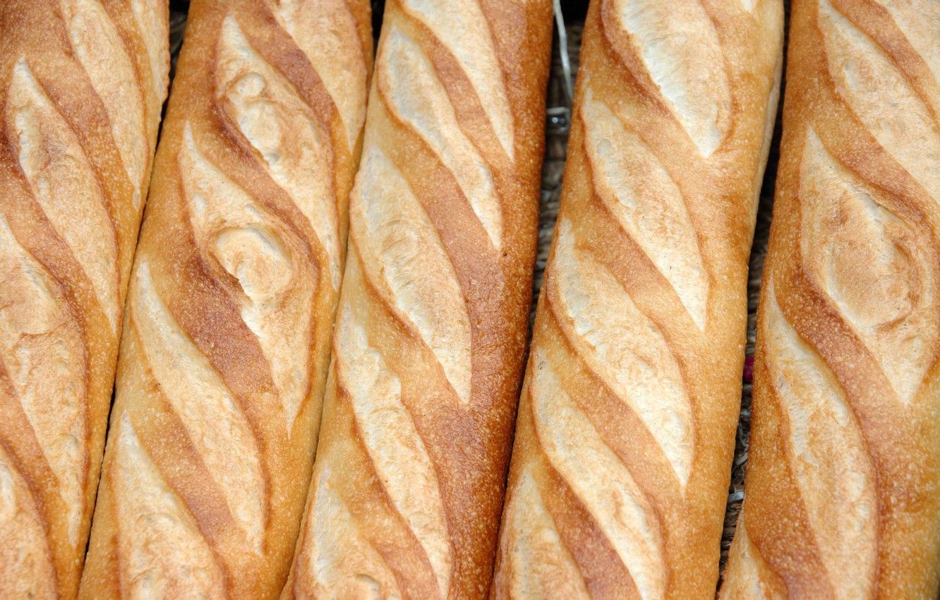 Wallpaper bread, bread, baguette image for desktop, section текстуры