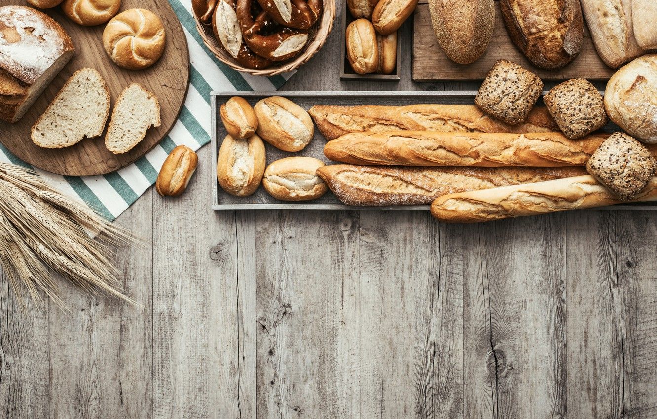 Wallpaper food, bread, cakes, buns, baguettes image for desktop, section еда