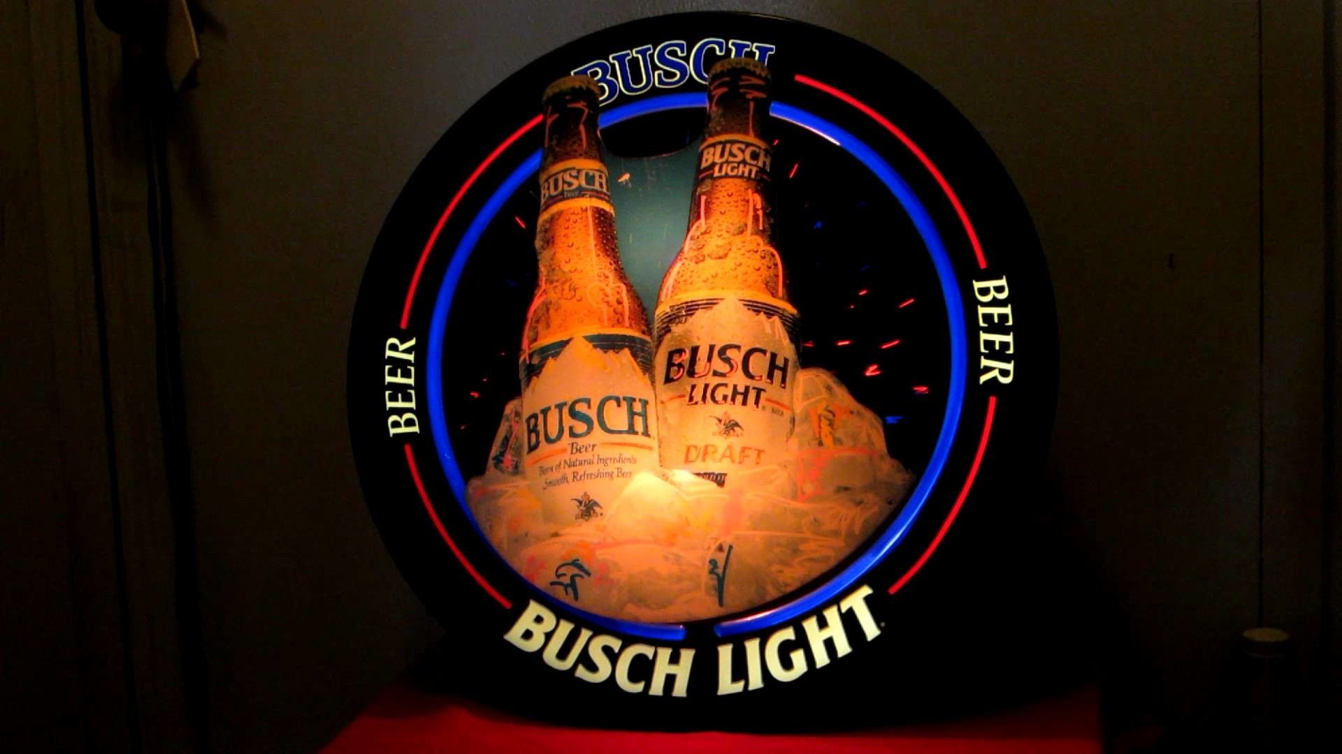 1920x1080, Vintage 1992 Busch Beer Busch Light Beer.
