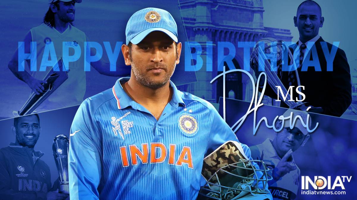Happy Birthday MS Dhoni Wallpapers - Wallpaper Cave