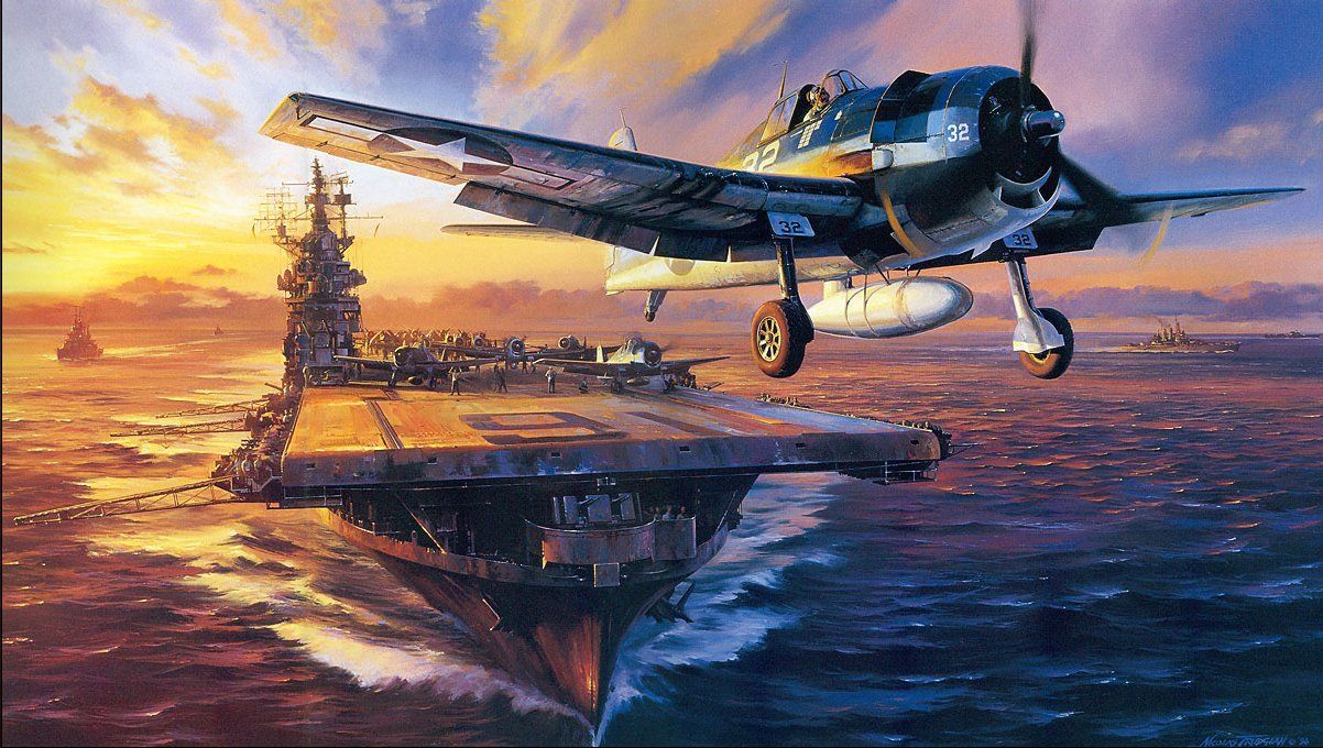 Grumman F6F Hellcat. Aviation art, Aircraft carrier, Aviation art prints