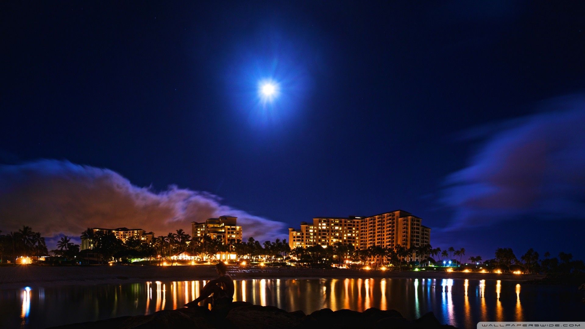 Summer Night Wallpaper