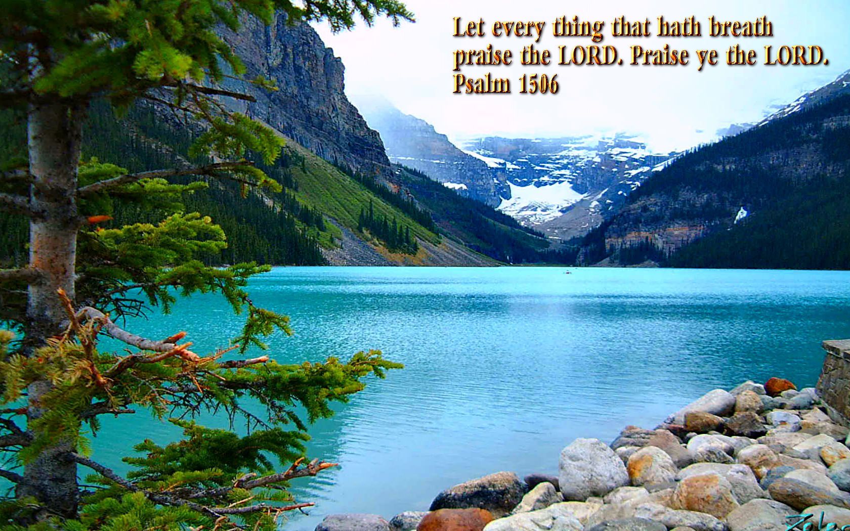 Nature Scenes Wallpaper with Scriptures