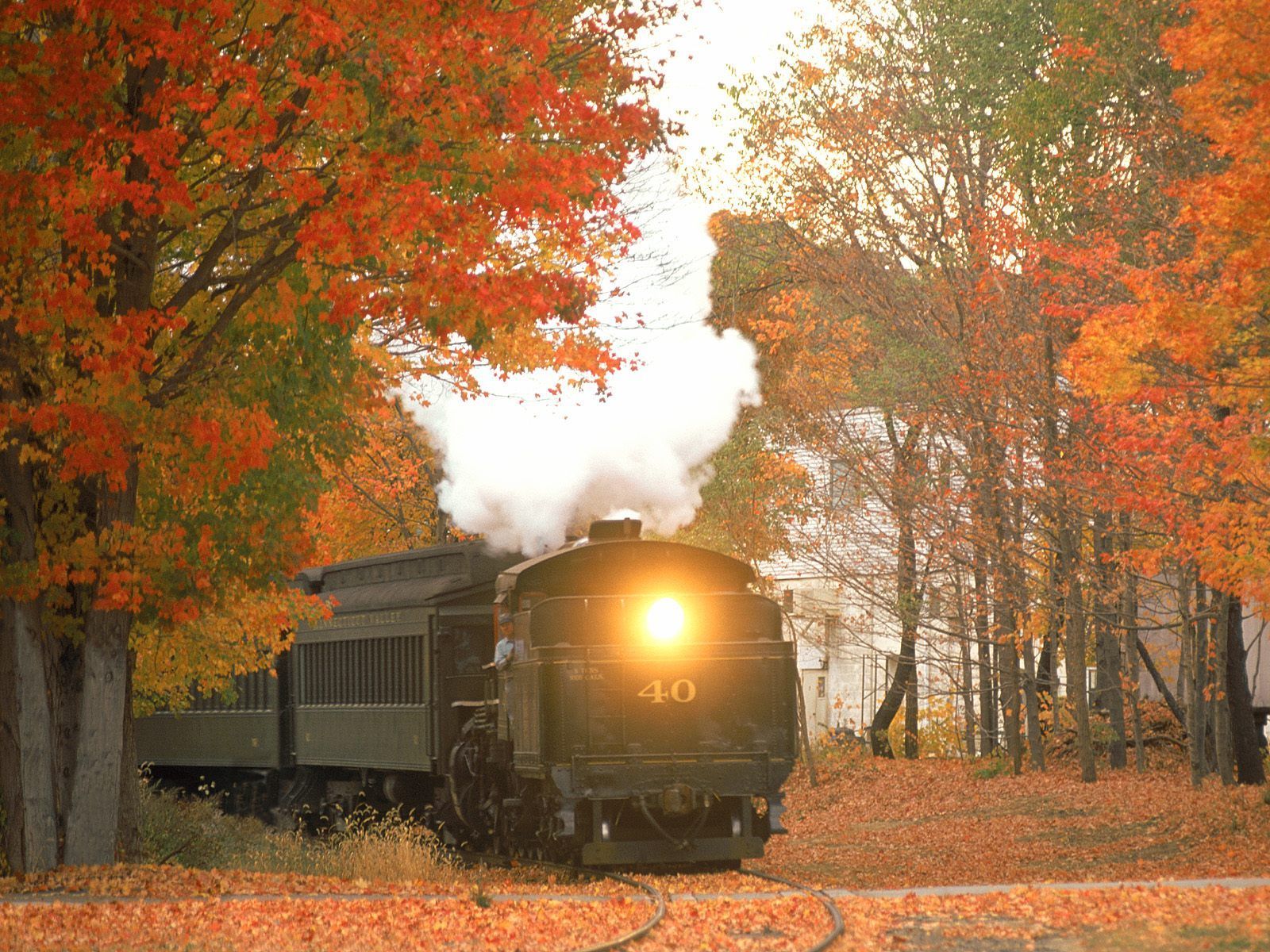 Autumn Train Track Wallpapers - Wallpaper Cave