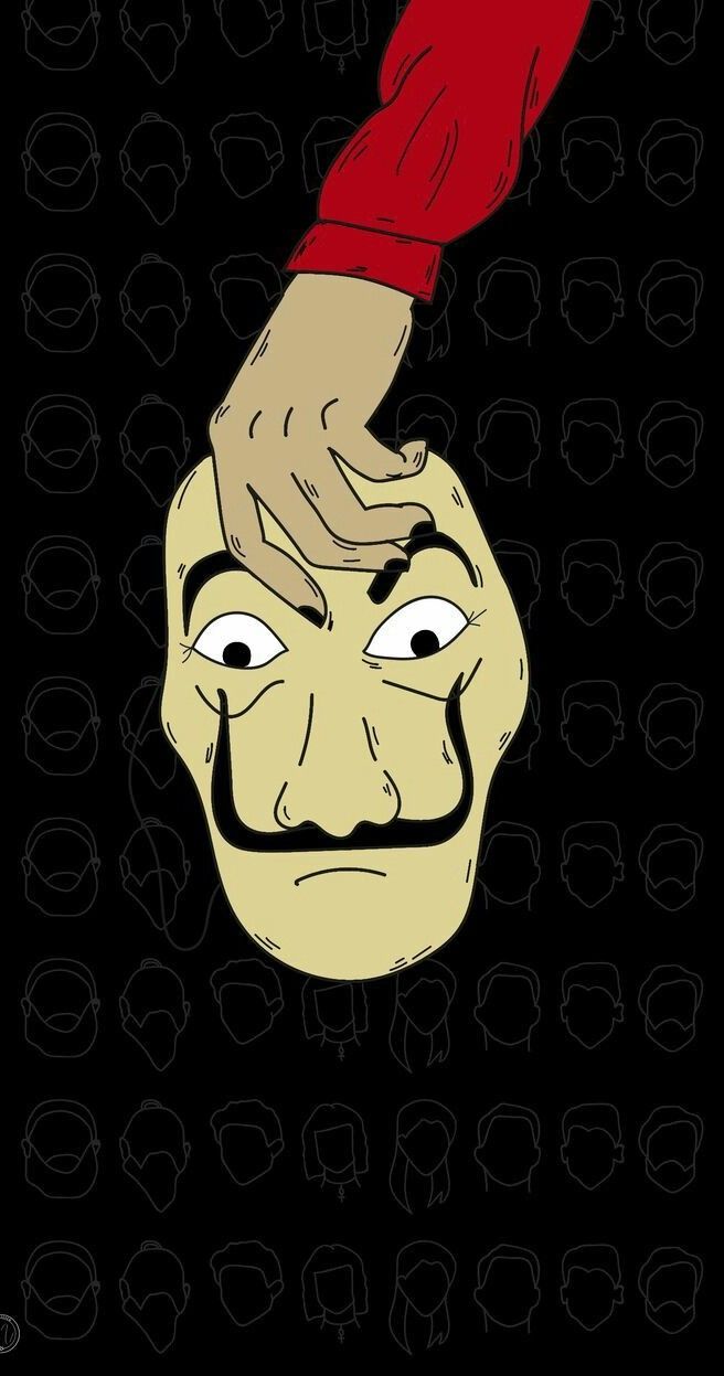 Money Heist Mask Wallpaper -k Background Download [ 25 + HD ]