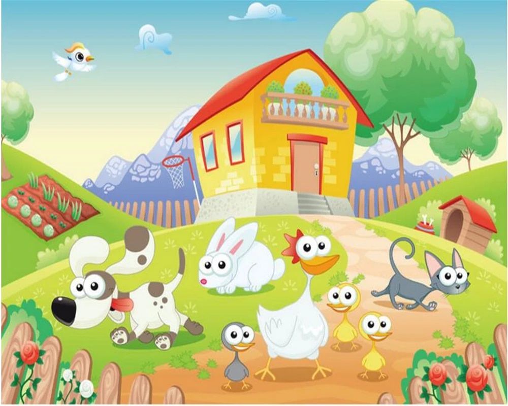 Farm Cartoon Wallpapers - Wallpaper Cave