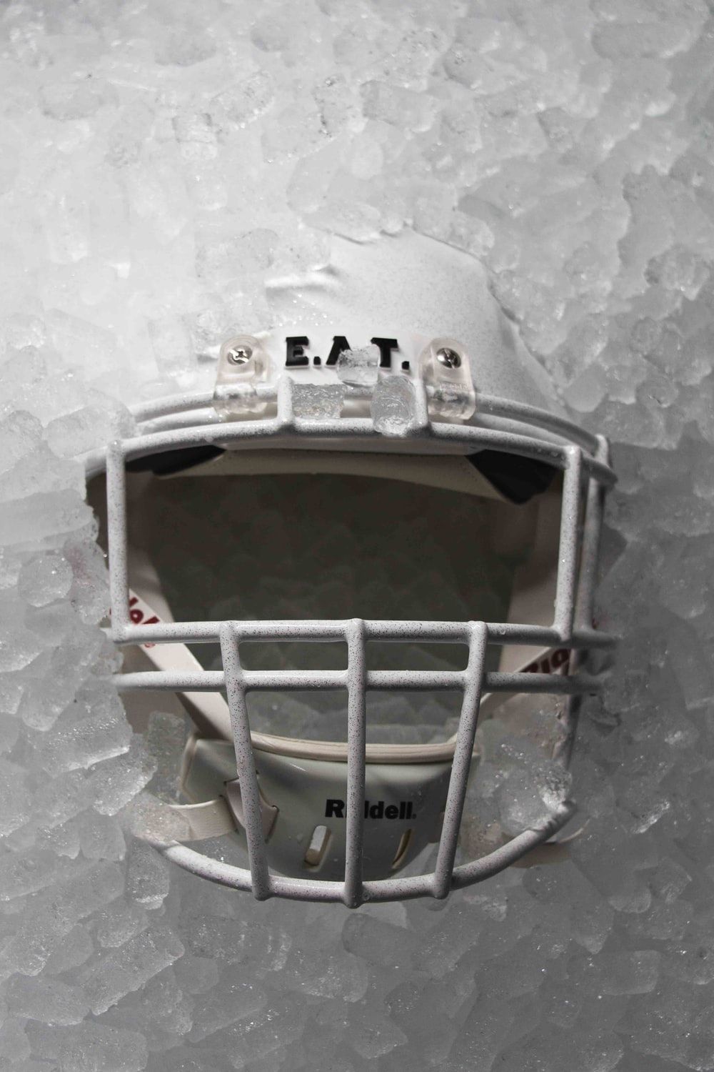 white umpire helmet photo