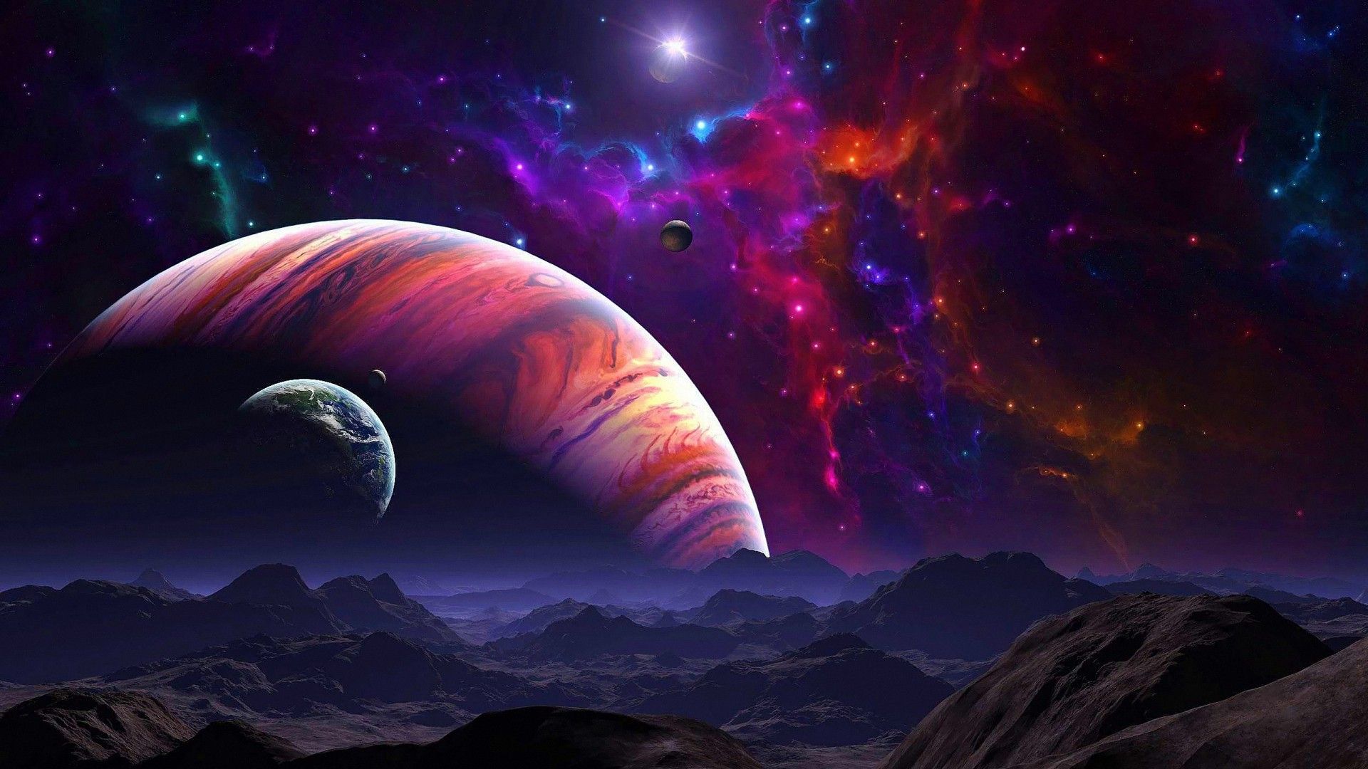 Colorful Planet Wallpaper Free Colorful Planet Background