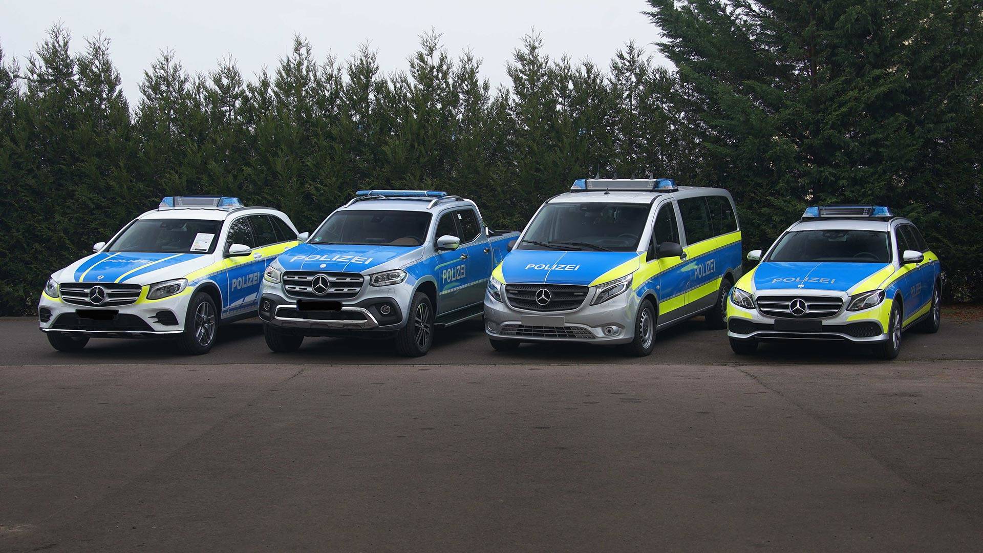 Mercedes Suits Up For Police Duty, X Class Truck Now In The Fleet