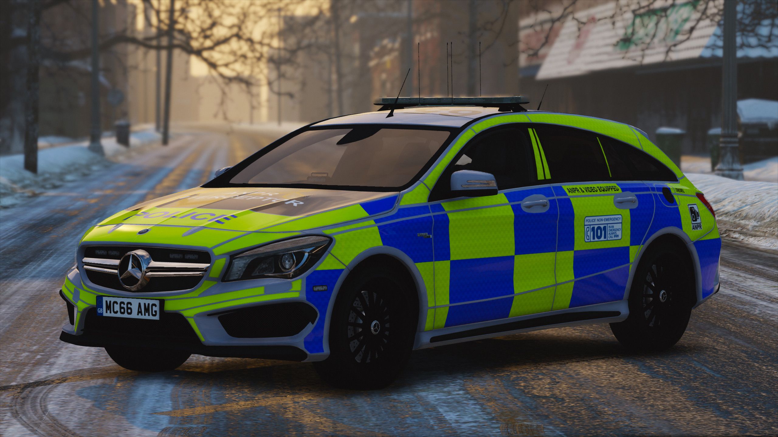 Police Mercedes Benz CLA 45 AMG