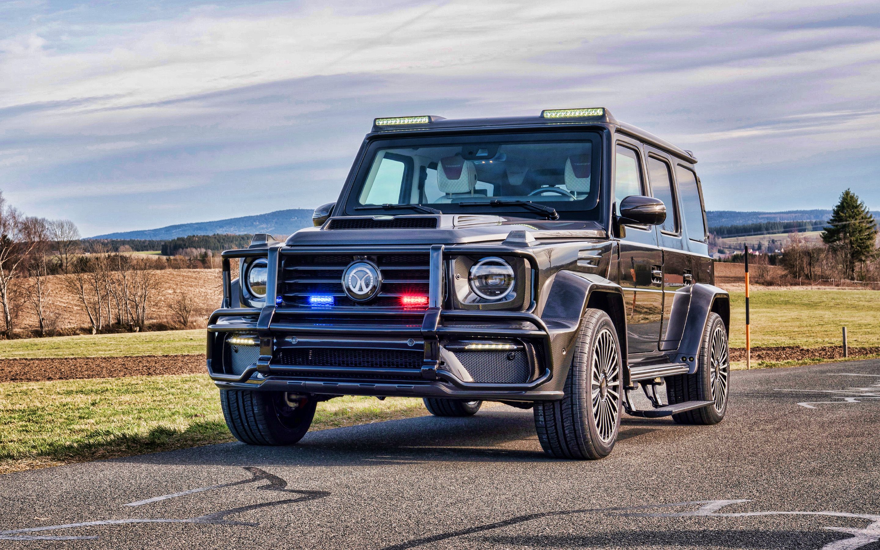 Download Wallpaper Mansory Mercedes AMG G63 Armored, 4k, Police Cars, 2020 Cars, BR Tuning, Mansory, Gelandewagen, Mercedes Benz G Class, Gray Gelandewagen, SUVs, Mercedes For Desktop With Resolution 2880x1800. High Quality HD Picture Wallpaper