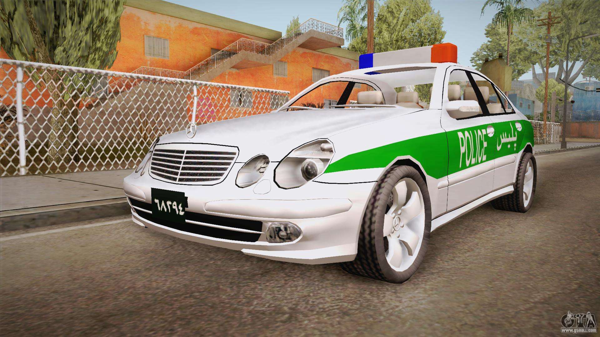 Mercedes Benz E500 Iranian Police For GTA San Andreas