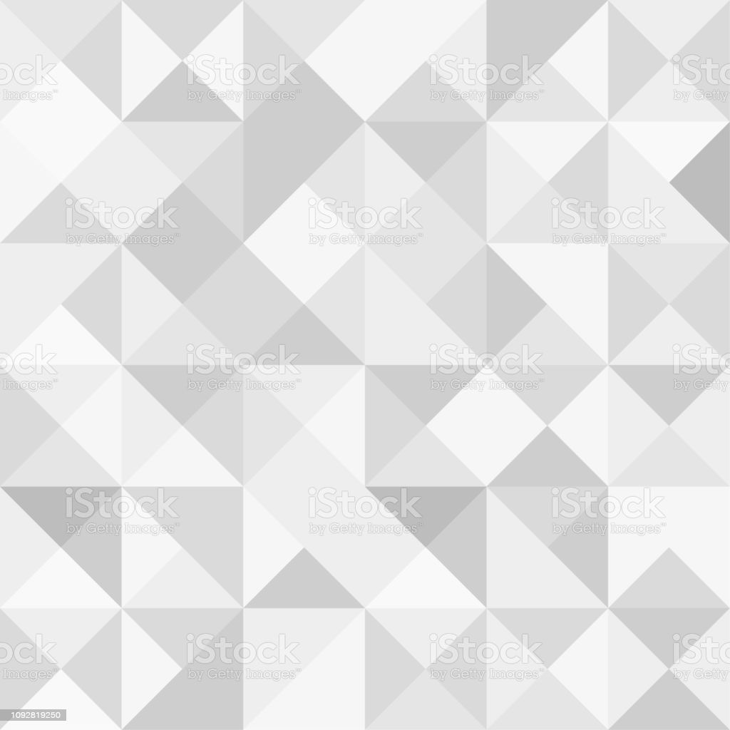 Seamless Polygon Background Pattern Polygonal Gray Wallpaper Vector Illustration Stock Illustration Image Now