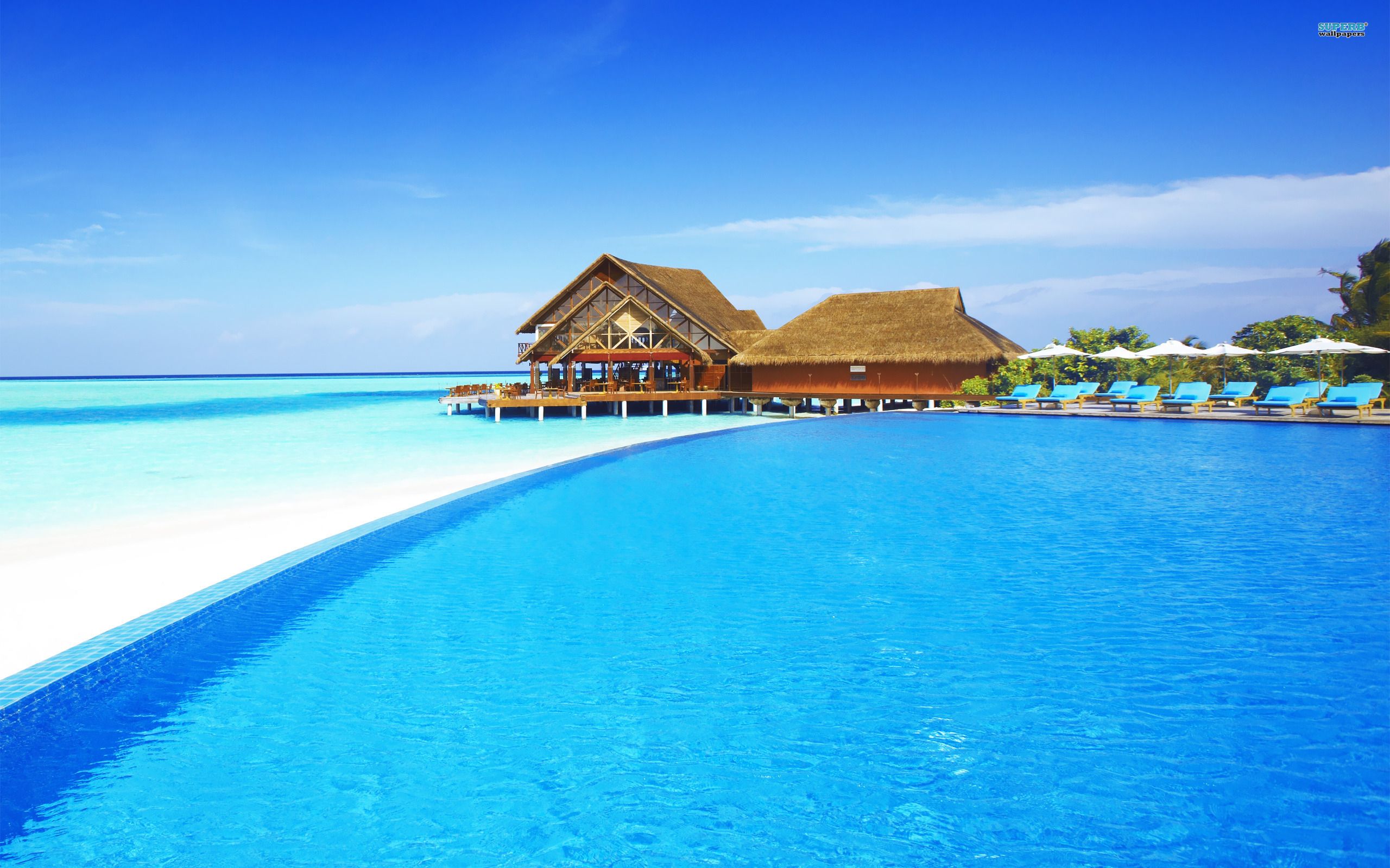 Ultra HD Maldives Wallpaper