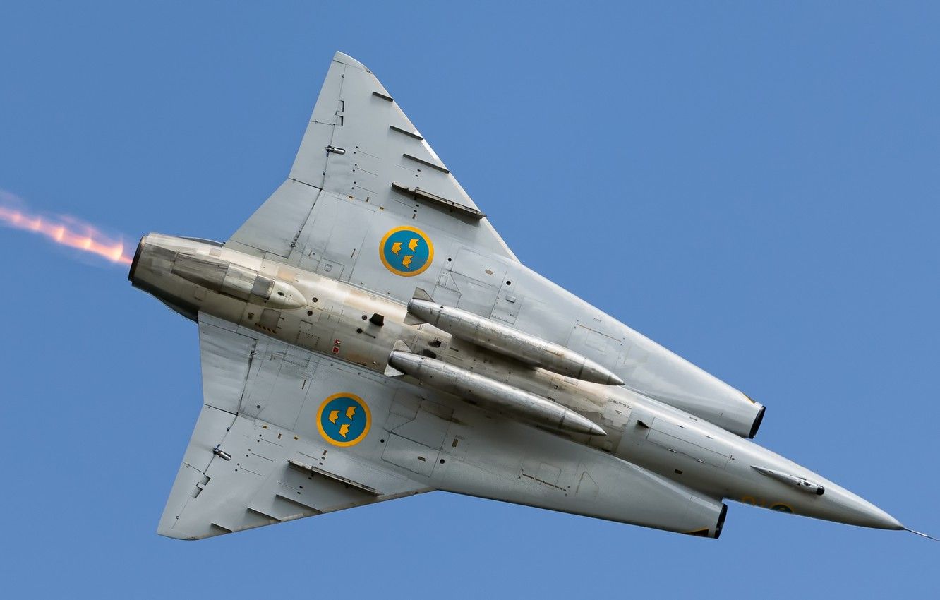 Wallpaper Fighter, The fast and the furious, You CAN, Swedish air force, Can 35 Draken, PTB, Gdynia Aerobaltic - for desktop, section авиация
