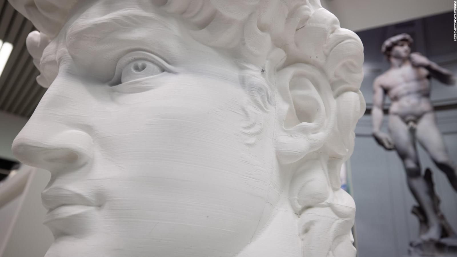 Michelangelo's David Has 17 Foot, 3D Printed 'digital Twin' On Display In Dubai