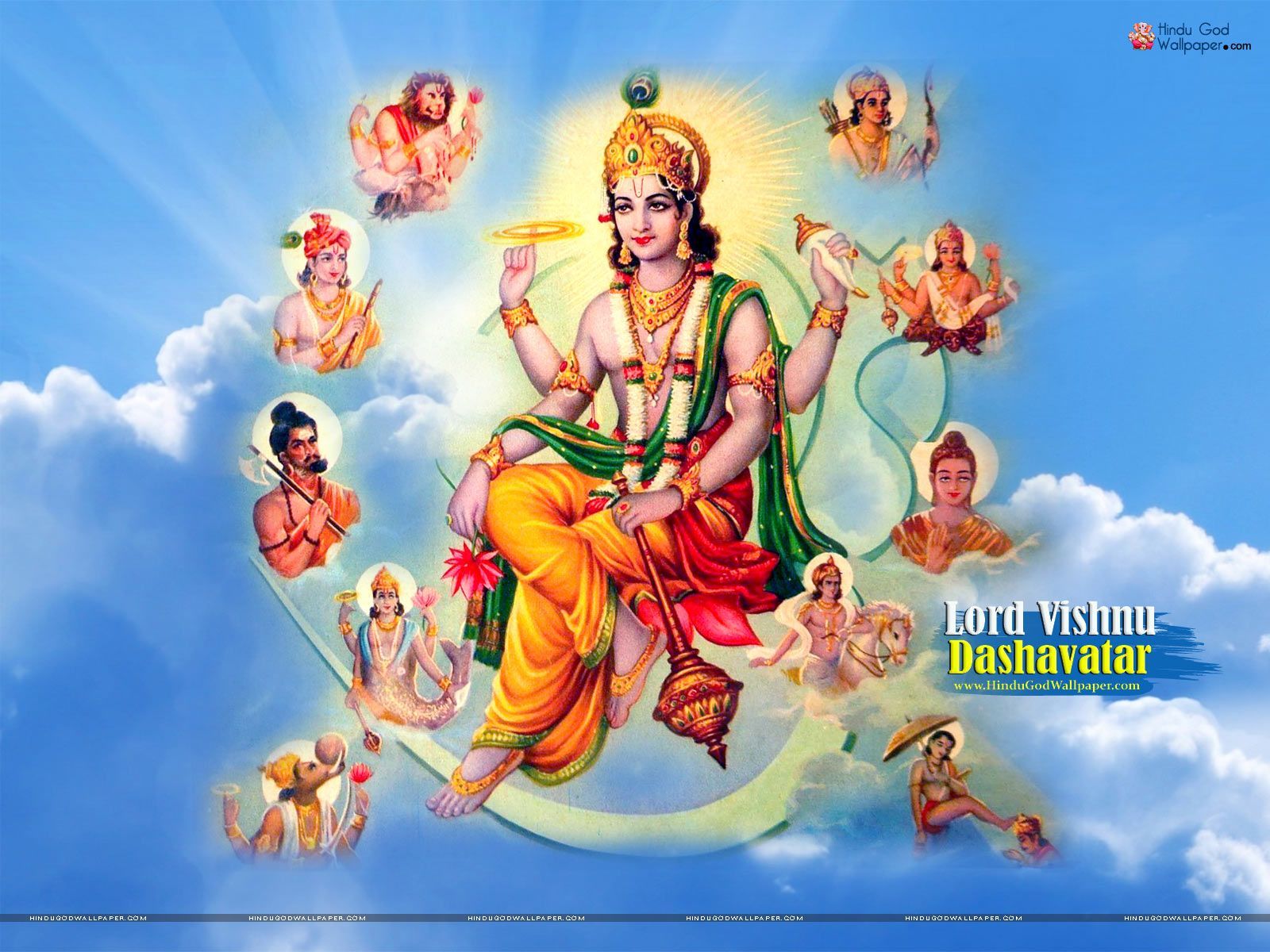 Free download Dashavatar Wallpaper Image Photo Download Lord Vishnu [1600x1200] for your Desktop, Mobile & Tablet. Explore Hinduism Wallpaper. Hinduism Wallpaper
