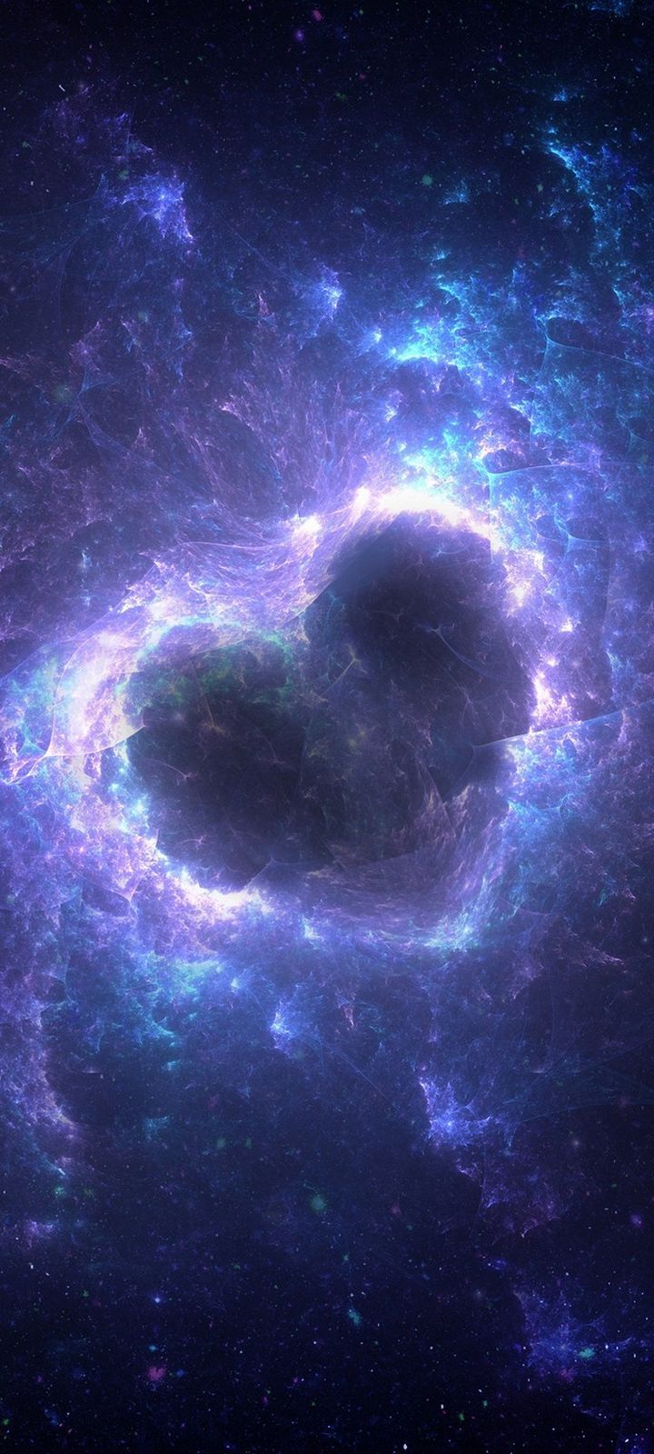 Nebula Heart Glow Wallpaper
